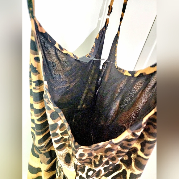 Leopard Print Maxi Dress Sz L / XL - Picture 7 of 7